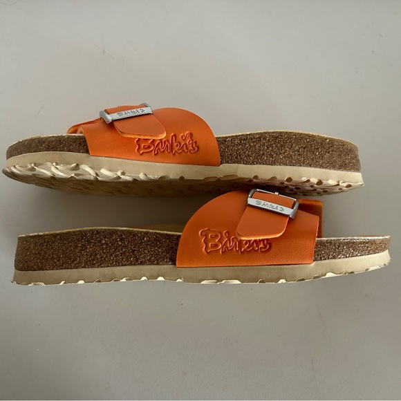 BOHO Birkenstock Catalina Orange Sandals Shoes Slides 39 8 8.5 minimal wear &… - Picture 15 of 16